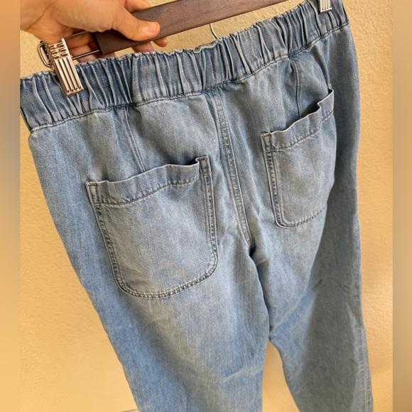 J. Crew Light Blue jogger Jeans with Drawstring-size 25 - Picture 3 of 12